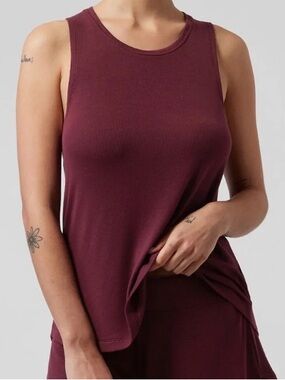 NWT Athleta Well Rested Rib Sleep Tank